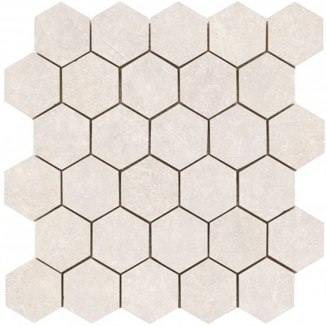 Cifre Materia Ivory mosaico hexagonal