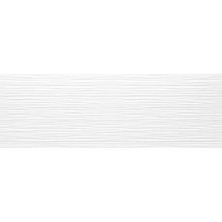 Tau Cerámica Sun blanco relieve Dunas azulejos 25x75 Tau Sun Azulejo de Baños y Cocinas Blanco Tau Cerámica