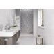 Sanchis. Carrelage de salle de bain aspect marbre Venice blend Blanco 30x60 Azulejos Sanchis   Venice Faïence en marbre brill...
