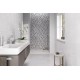 Sanchis. Carrelage de salle de bain aspect marbre Venice blend Blanco 30x60 Azulejos Sanchis Venice Faïence en marbre brill...