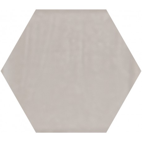 Prissmacer. Shiny White azulejo hexagonal aspecto manual 19,8x22,9