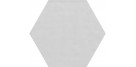Prissmacer. Carrelage hexagonal Shiny Grey aspect manuel 19.8x22.9 Prissmacer  Shiny Faïence hexagonale brillant Prissmacer