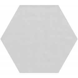 Prissmacer. Carrelage hexagonal Shiny White aspect manuel 19.8x22.9