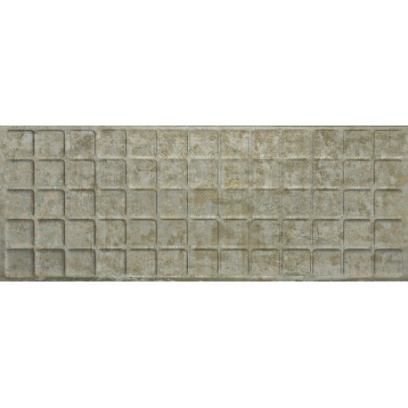 Aparici. Grunge Square Grey 45x120 rect faïence efett métal Aparici  Grunge Wall Faïence métallique 45x120 rec Aparici