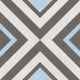 Tau Cerámica. Classics Maori Black 22,3x22,3 Porcelánico imitación hidráulico