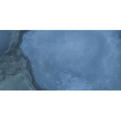 Geotiles. Grès cérame effet marbre super poli Oni Blue 60x120 rec Geotiles Oni Carrelage effet marbre Geotiles