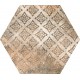 Codicer. Abadia Decor mix 22X25 Porcelánico hexagonal. Codicer  Abadia Porcelánico Hexagonal 22x25 Codicer