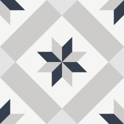Keros. Paris Luna 25x25 Keros Paris Pavimento efecto hidráulico 25x25 Keros