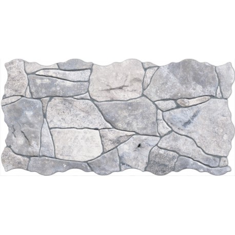 Keros. Piedra Gris 23x46 Irregular Keros  Piedra Porcelánico irregular exterior Keros
