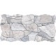 Keros. Piedra Gris 23x46 Irregulaire Keros  Piedra Parement irrégulière exterieur Keros