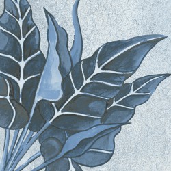 Codicer. Botanic Sapphire 25x25 antidérapant effet pierre balinaise
