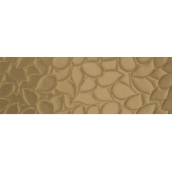 SHO. Colours Relief Leaf Cooper matt 33x100rec Azulejos Sanchis  Colours Faïence monochrome Sho