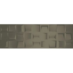 SHO. Colours Relief Square Silver matt 33x100rec Azulejos Sanchis Colours Faïence monochrome Sho