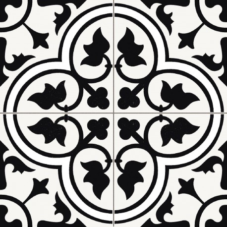 Prissmacer. Dover Black precorte 45x45 Prissmacer Dover | Hampton Pavimento efecto hidráulico Prissmacer