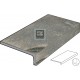 Vives. Huella Bali Grafito Antideslizante 31x60 Peldaño extrusión Vives Bali Porcelánico efecto piedra Vives