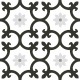 Codicer. Dalia Black 25x25 Porcelánico Natural Codicer  Dalia Azulejo imitación hidráulico Codicer