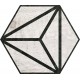 Codicer. Hexagonal Tribeca Grey 22x25 Porcelánico mate