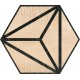 Codicer. Hexagonale Tribeca Beige 22x25 Carrelage matt