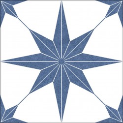 Codicer. Stella azul 25x25 Carrelage Naturel Codicer Stella Carrelage effet hidraulique Codicer