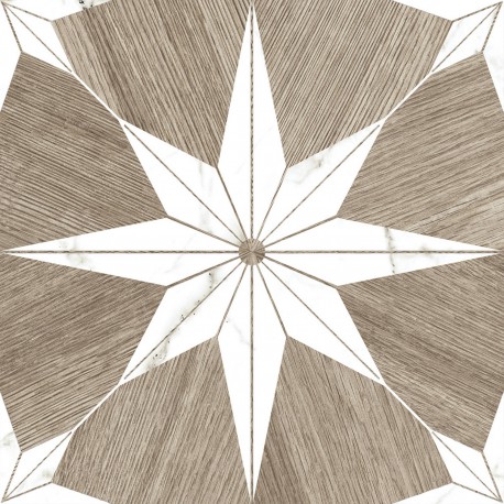 Codicer. Stella Maine Noce 25x25 Carrelage Naturel Codicer Stella Carrelage effet hidraulique Codicer