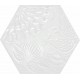 Codicer. Hexagonal Gaudi Lux White 22x25 Porcelánico Brillo Codicer  Gaudi Porcelánico Hexagonal Codicer