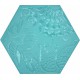 Codicer. Hexagonal Gaudi Lux Aqua 22x25 Carrelage Brillant