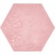 Codicer. Hexagonal Gaudi Lux Rose 22x25 Porcelánico Brillo