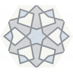 Keros. Hexa Venezia Blue 23x27 Porcelánico Hexagonal Keros Venecia Porcelánico Hexagonal Keros