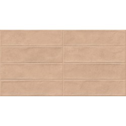 Géotiles. Zero Relief Coral 31,6x60 Faïence pâte rouge Geotiles Zero Faïence effet Ciment Geotiles