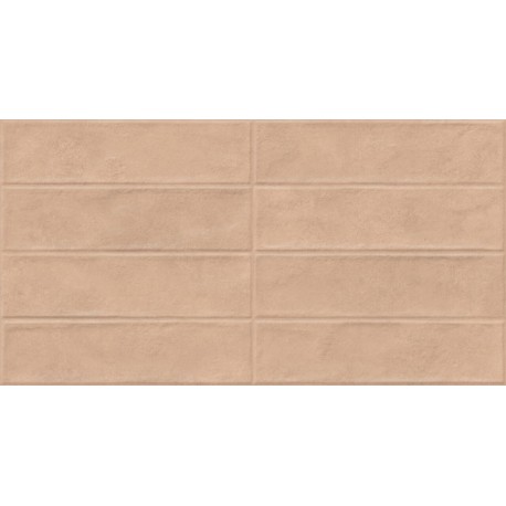 Géotiles. Zero Relief Coral 31,6x60 Faïence pâte rouge Geotiles Zero Faïence effet Ciment Geotiles