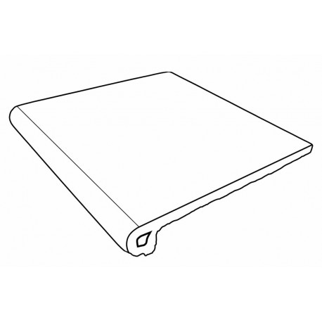 Gres de Aragon. Peldaño Redondeado Orion 33x33 Porcelánico Antideslizante Gres de Aragon Orion Porcelánico antideslizante Gr...