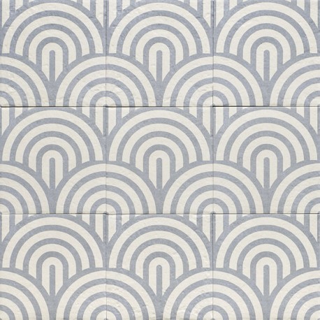 Mainzu. Decor Blue Three 20x20 Carrelage Naturel Mainzu Blue Water Carrelage effet hydraulique Mainzu