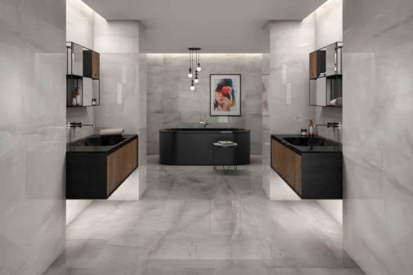 Starkpol porcelánico pulido efecto cemento Geotiles 