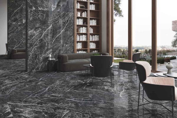 Découvrez l'élégance et la sophistication du modèle Electra de Baldocer, un produit effet pierre marbre en 4 couleurs et 2 formats de 60x120 et 120x120 pour la décoration intérieure