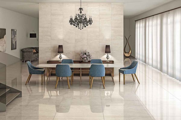Découvrez l'élégance du marbre travertin avec la collection Endless de Tuscania Ceramiche, disponible en différentes tailles et finitions sur mytile.online
