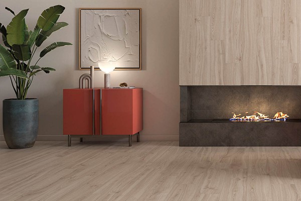 Porcelánico rectificado efecto madera para interior. Madison Geotiles 