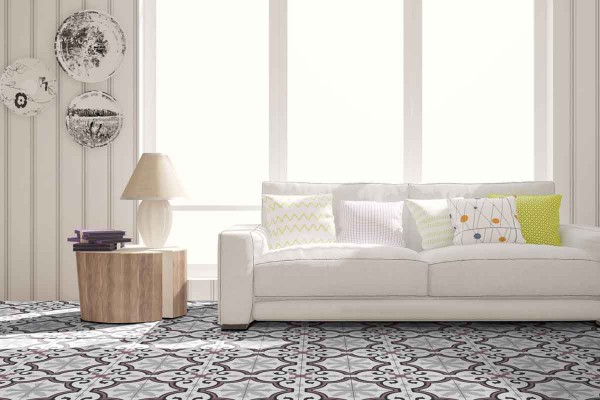 mytile.online - Colección Lacour de 25x25 de Codicer: el encanto del pavimento hidráulico en tu hogar, en cuatro colores vibrantes.