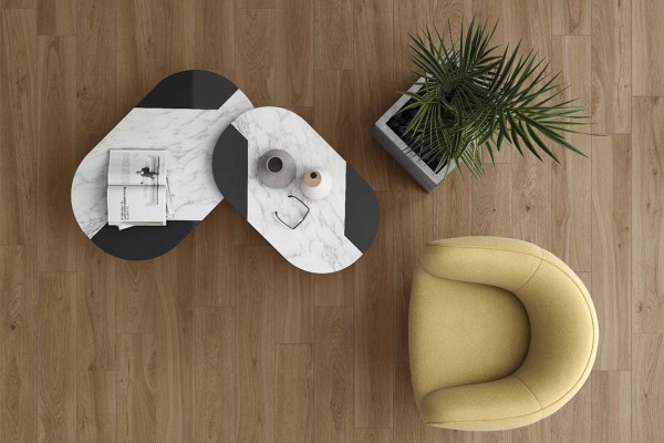 Porcelánico rectificado efecto madera para interior y exterior. Miro Prissmacer